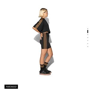 Adidas x Ivy Park Crop Top & High Waist Shorts